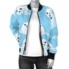 Sea Lion Cute Pattern Print Design 03 Women's Bomber Jacket