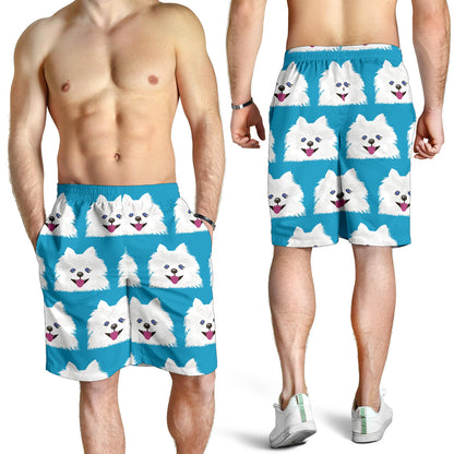 Pomeranians Pattern Print Design A05 Mens Shorts