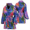 Tropical Flower Pattern Print Design TF025 Women Bathrobe