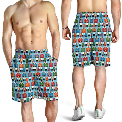 Nutcracker Pattern Print Design A02 Mens Shorts