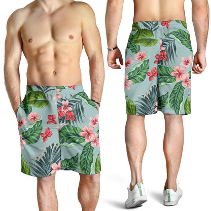 Plumeria Pattern Print Design PM027 Mens Shorts