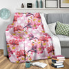 Bird Of Paradise Pattern Print Design BOP011 Fleece Blanket