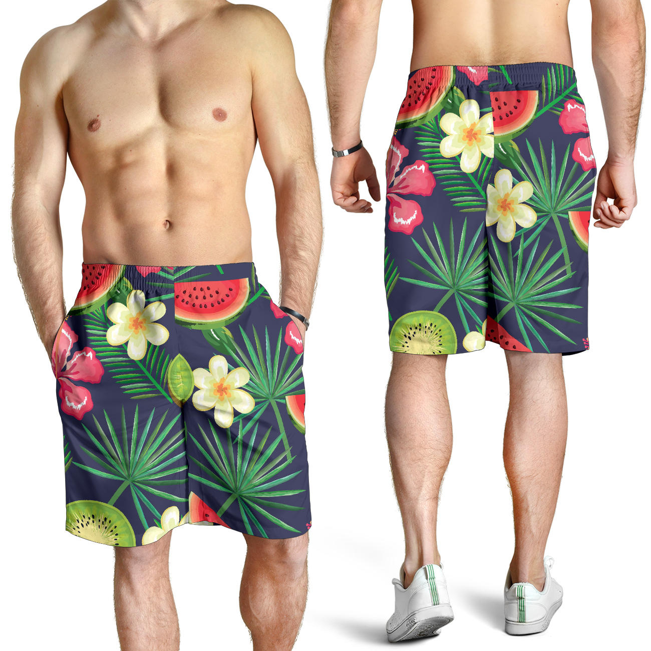 Tropical Fruits Pattern Print Design TF05 Mens Shorts