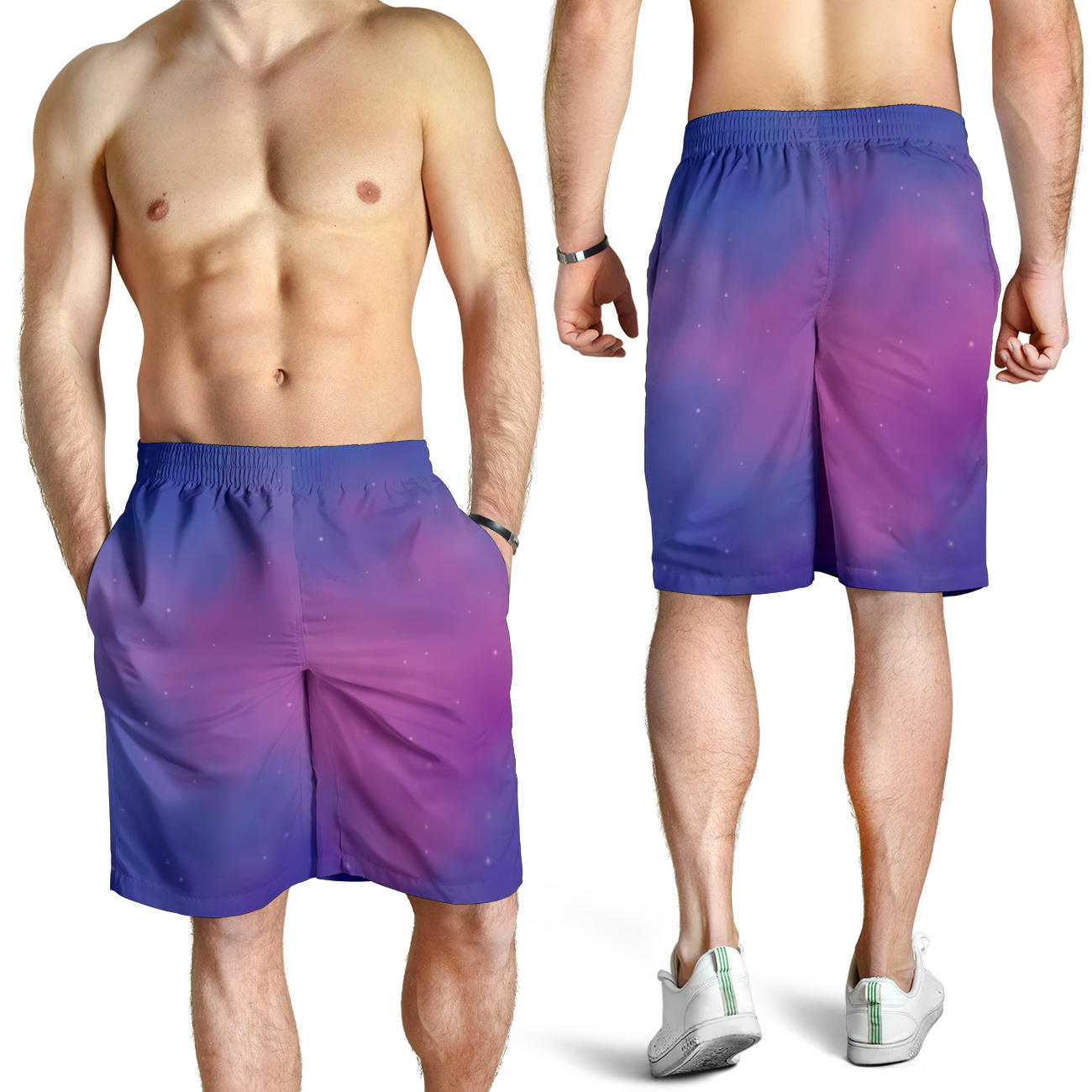 Nebula Pattern Print Design A05 Mens Shorts