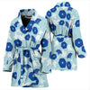 Morning Glory Pattern Print Design MG07 Women Bathrobe