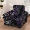 Tropical Palm Leaves Pattern Brightness Armchair Slipcover