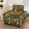 Horse Western Pattern Armchair Slipcover