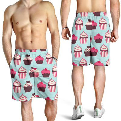 CupCake Print Pattern Mens Shorts