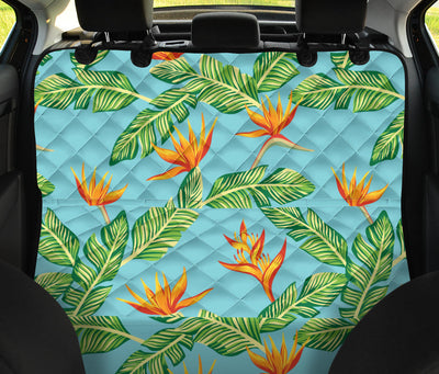 Bird Of Paradise Pattern Print Design BOP04 Rear Dog  Seat Cover