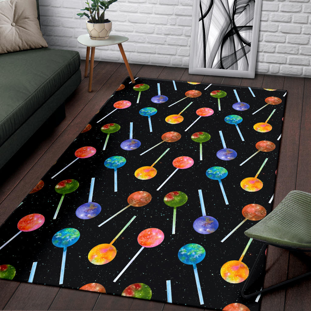 Lollipop Pattern Print Design LL04 Area Rugs