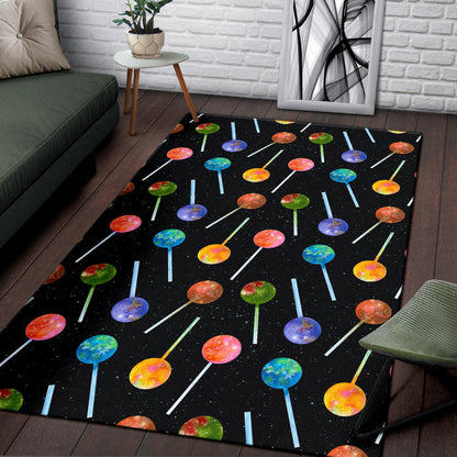 Lollipop Pattern Print Design LL04 Area Rugs
