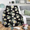 Daisy Pattern Print Design DS07 Fleece Blanket