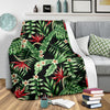 Bird Of Paradise Pattern Print Design BOP05 Fleece Blanket