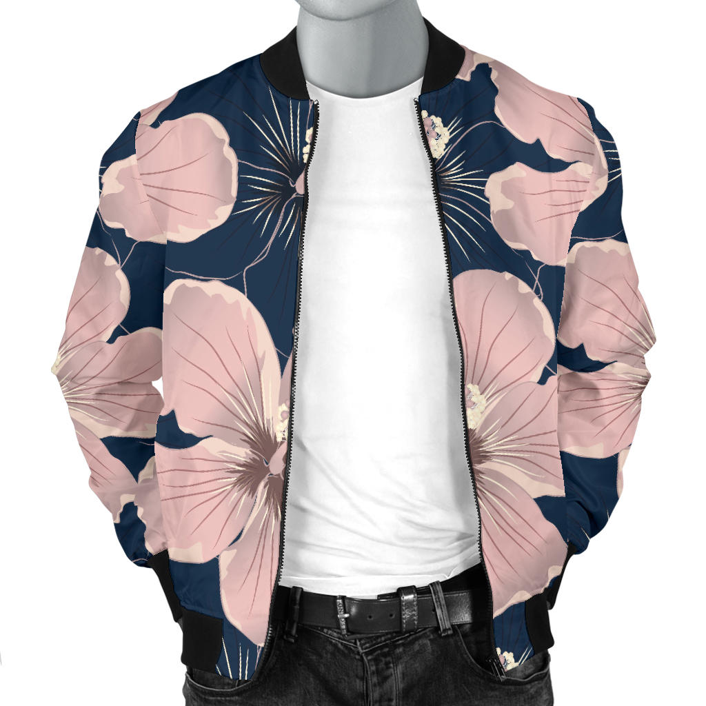 Plumeria Pattern Print Design PM018 Men Bomber Jacket