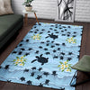 Sea Turtle Pattern Print Design T011 Area Rugs