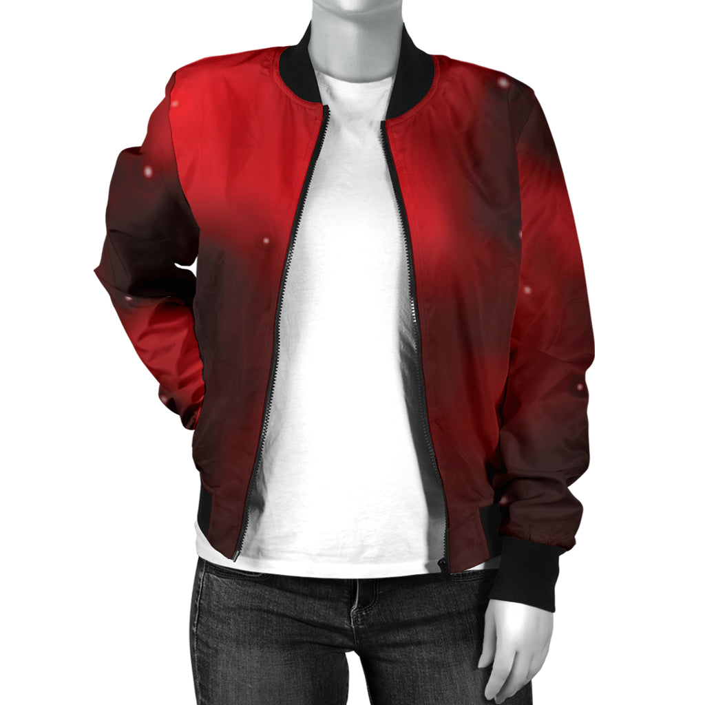 Nebula Pattern Print Design A03 Women's Bomber Jacket