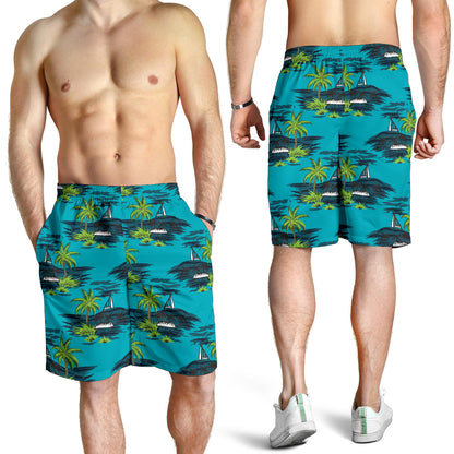 Pacific island Pattern Print Design A01 Mens Shorts