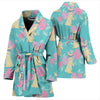 Rabbit Pattern Print Design RB05 Women Bathrobe