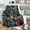 Bird Of Paradise Pattern Print Design BOP02 Fleece Blanket