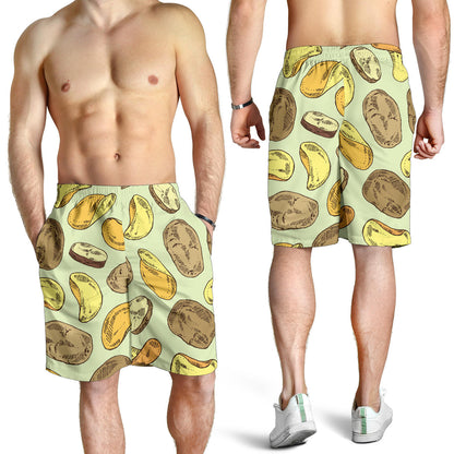 Potato Pattern Print Design A03 Mens Shorts