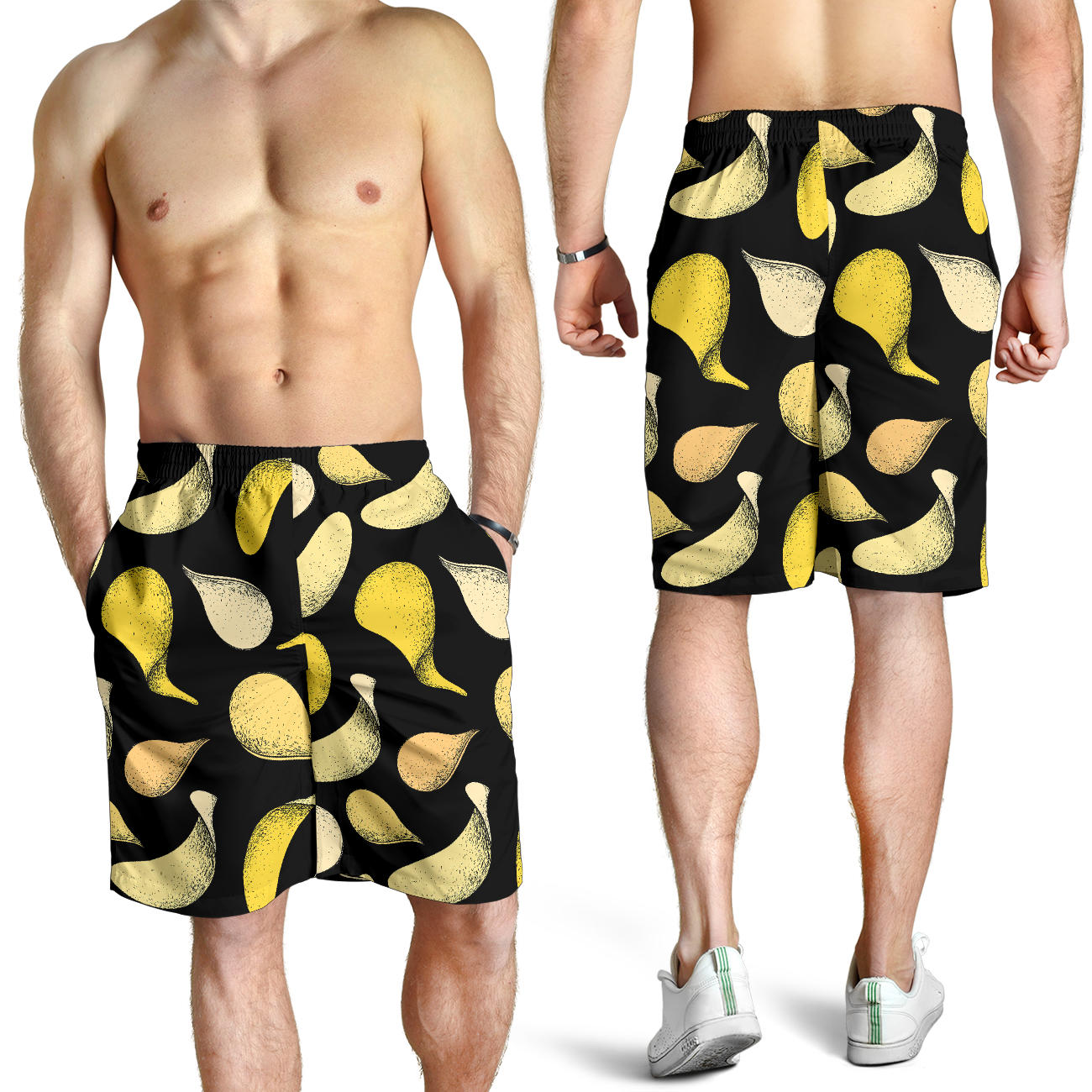 Potato Pattern Print Design A02 Mens Shorts