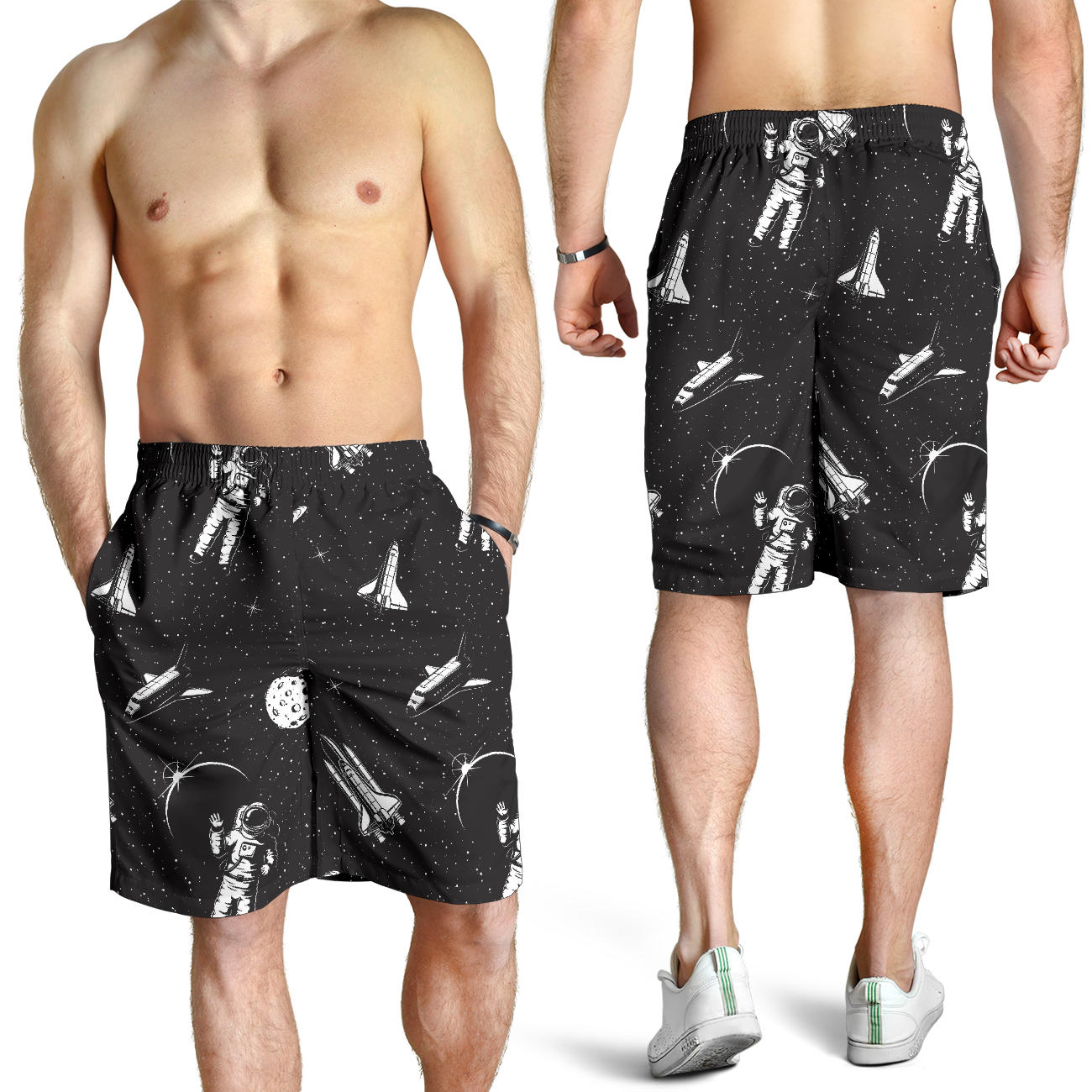 Space Pattern Mens Shorts