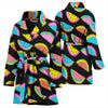 Watermelon Pattern Print Design WM08 Women Bathrobe