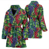 Grape Pattern Print Design GP02 Women Bathrobe