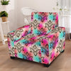 lotus Boho Pattern Print Design LO02 Armchair Slipcover