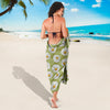 Daisy Pattern Print Design DS06 Sarong Pareo Wrap