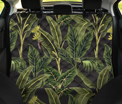 Banana Leaf Pattern Print Design BL04 Rear Dog  Seat Cover