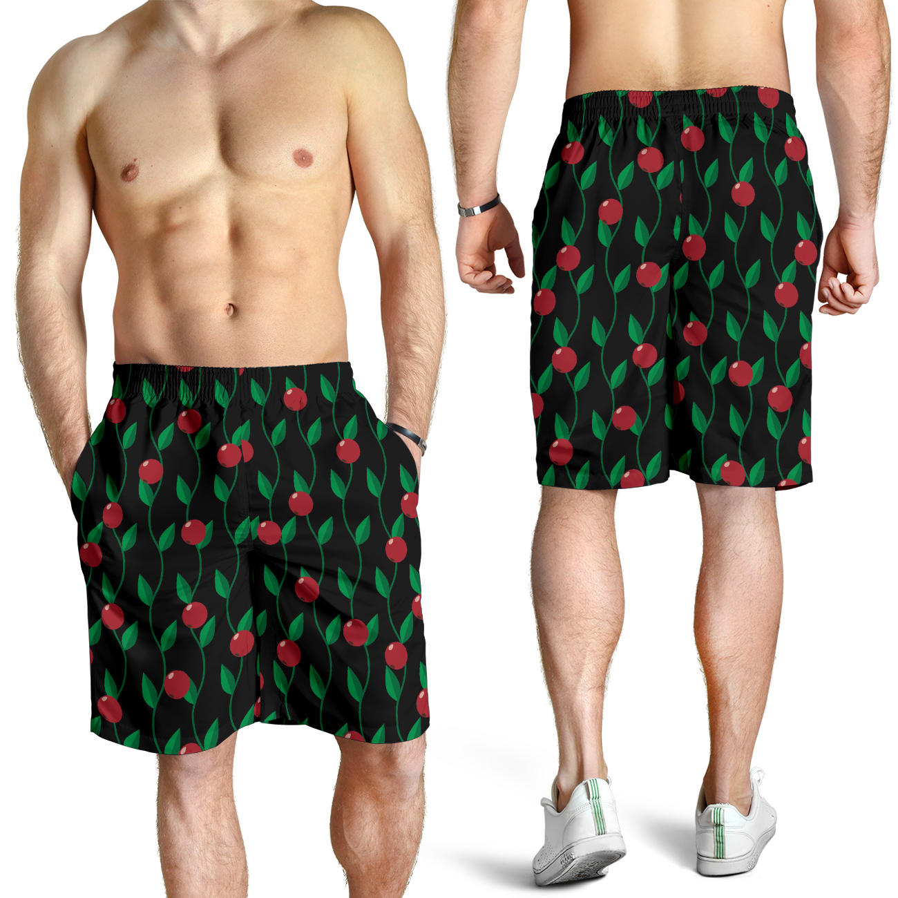 Cranberry Pattern Print Design CB01 Mens Shorts
