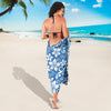 Hibiscus Pattern Print Design HB09 Sarong Pareo Wrap