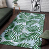 Palm Leaves Pattern Print Design PL06 Area Rugs