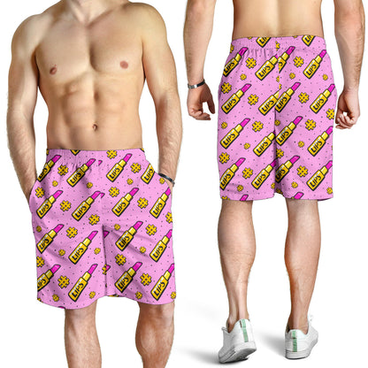 Lipstick Pattern Print Design LT03 Mens Shorts