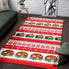 Camper Camping Ugly Christmas Design Print Area Rugs