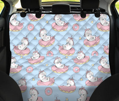 Donut Unicorn Pattern Print Design DN014 Rear Dog  Seat Cover