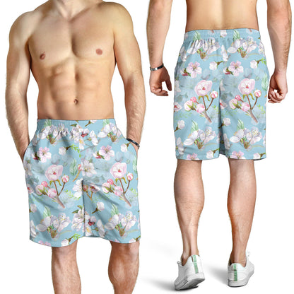 Apple blossom Pattern Print Design AB06 Mens Shorts