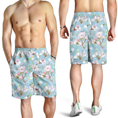 Apple blossom Pattern Print Design AB06 Mens Shorts