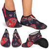 Red Indian Elephant Pattern Aqua Water Shoes