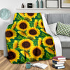 Sunflower Pattern Print Design SF02 Fleece Blanket