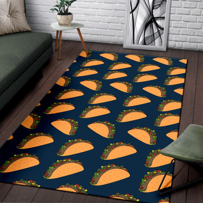 Taco Pattern Print Design TC04 Area Rugs