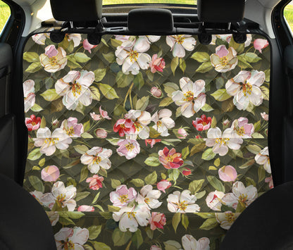 Apple Blossom Pattern Print Design AB01 Rear Dog  Seat Cover