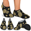 Gold Pineapple Hibiscus Aqua Water Shoes