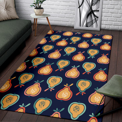 Pear Pattern Print Design PE03 Area Rugs