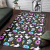 Donut Unicorn Pattern Print Design DN09 Area Rugs