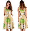 Apple Pattern Print Design AP07 Midi Dress