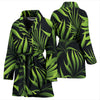 Palm Leaves Pattern Print Design PL07 Women Bathrobe