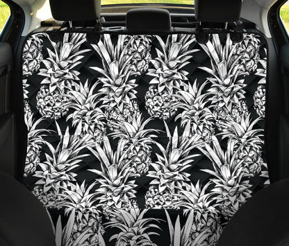 Pineapple Pattern Print Design PP08 Rear Dog  Seat Cover