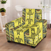 Polynesian Turtle Hawaiian Design Print Armchair Slipcover